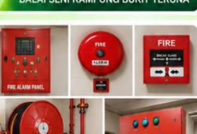 Dokumentasi visual Penyelenggaraan sistem kebakaran